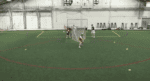 Behind GLE Closeouts lacrosse drill