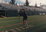 Goalie Footwork Ladder Drill lacrosse drill