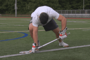 The Faceoff Clamp w/ Joe Nardella lacrosse drill
