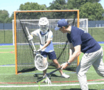 Goalie vs Inside Shots & Fakes lacrosse drill