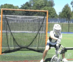 Over the Ball Goalie Drill lacrosse drill