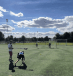 Groundball Pass to Inside Finishing lacrosse drill