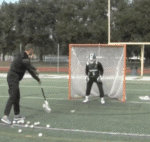 Footie Goalie Drill w/ John Galloway (University of Jacksonville) lacrosse drill