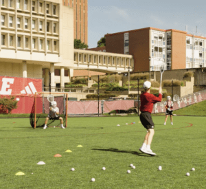 Diagonal Cross-field Goalie Drill