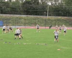 Tiger Tails lacrosse drill