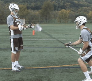Check & Hand Speed Defensive Drill lacrosse drill