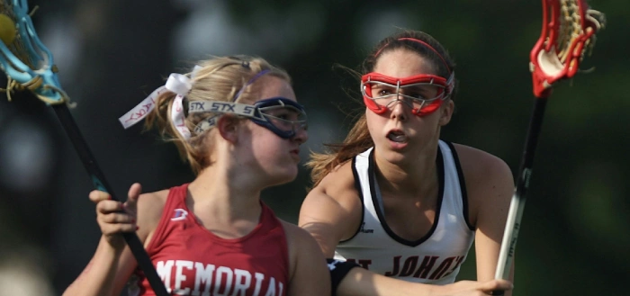 Women Playing Lacrosse